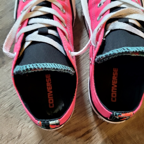 Girls Double Tongue Converse All*Star - Picture 5 of 7